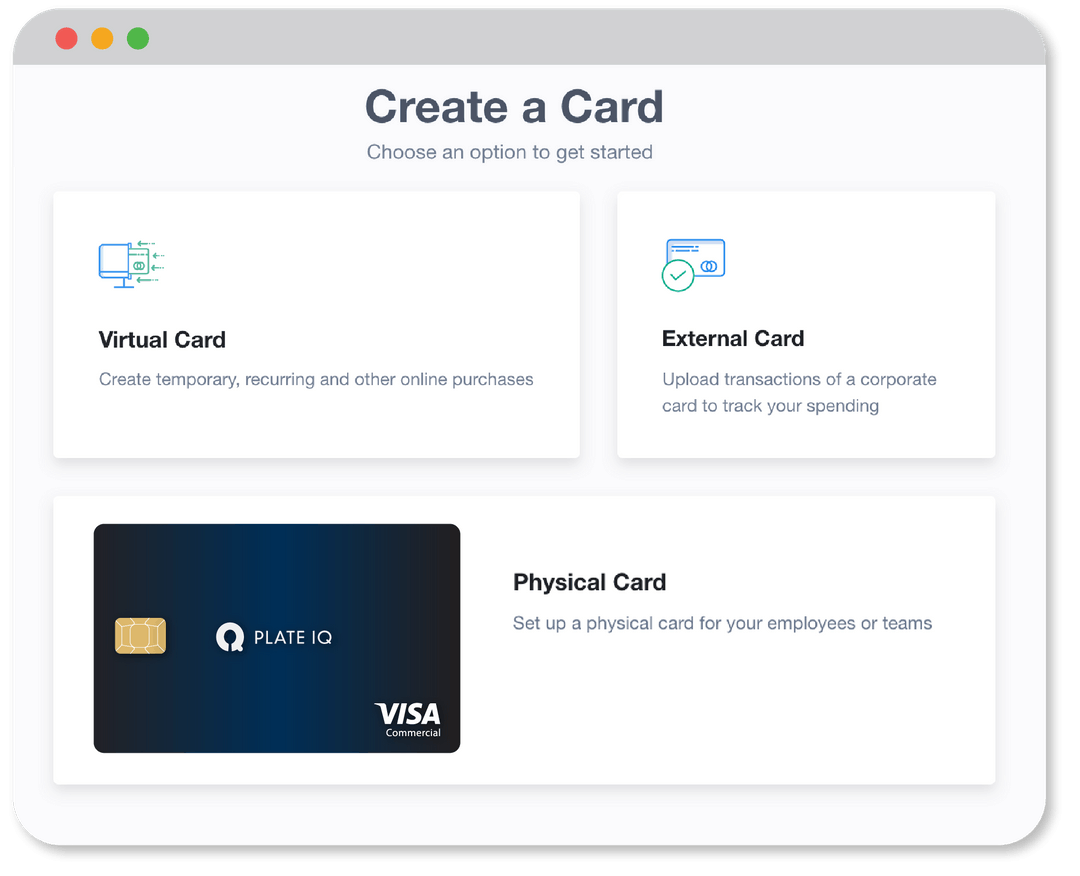 Instead of using paper checks, create a virtual card with Ottimate. 