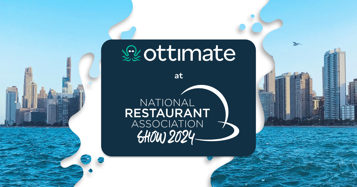 Ottimate at NRA graphic with chicago skyline background