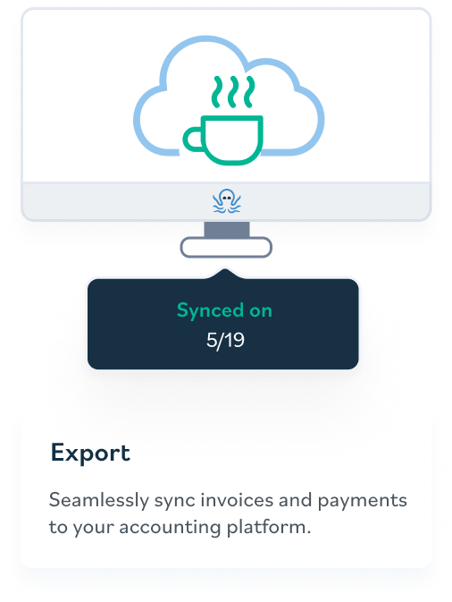 Ottimate ap automation for cre product abstract showing exporting invoices 