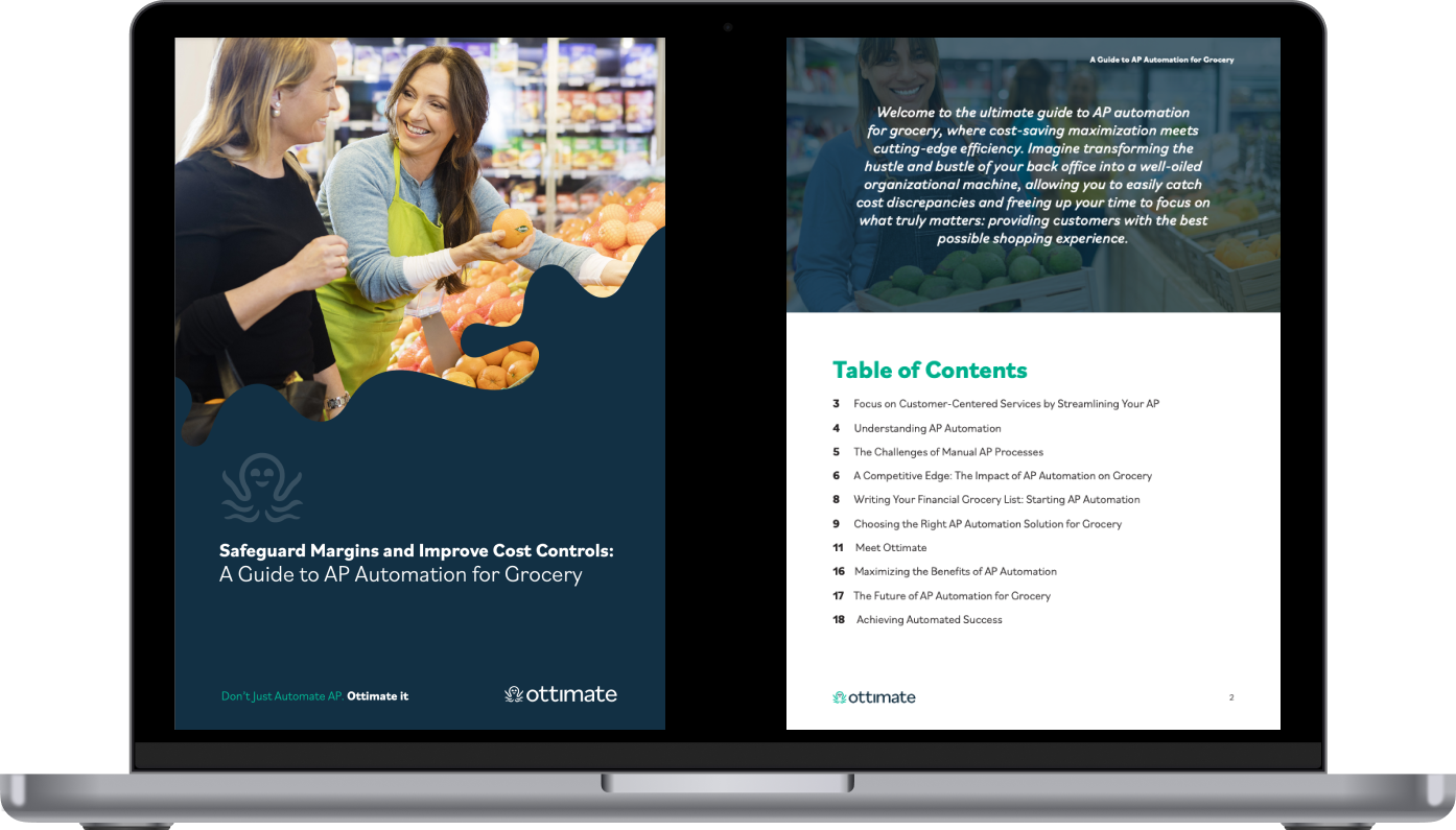 Laptop - A Guide to AP Automation for Grocery