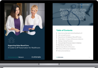 Laptop - A Guide to AP Automation for Healthcare