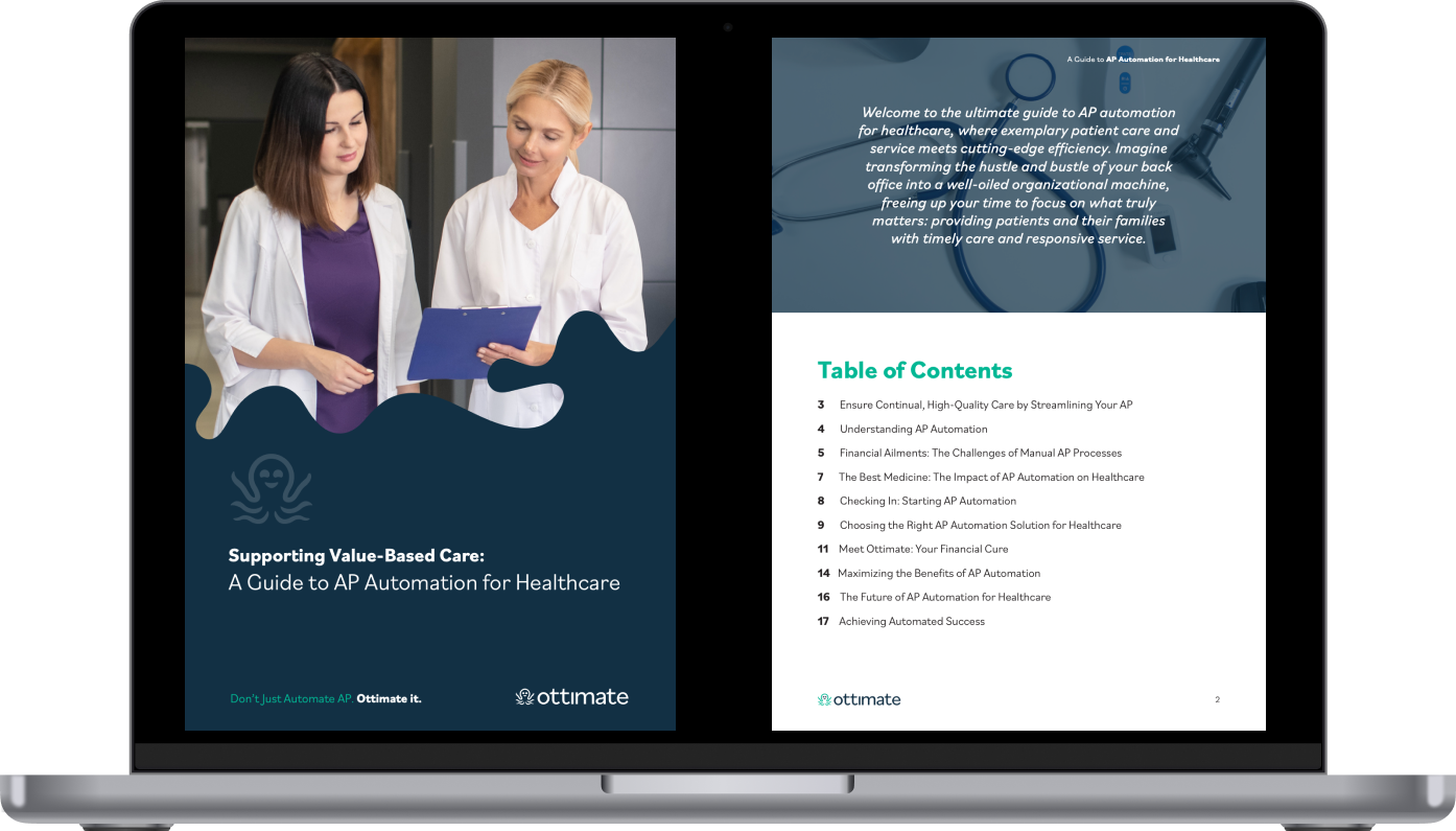 Laptop - A Guide to AP Automation for Healthcare