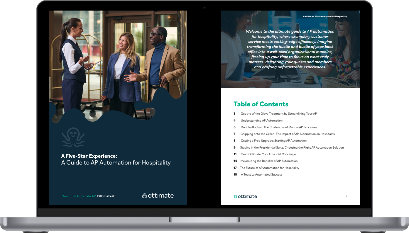 Laptop - A Guide to AP Automation for Hospitality