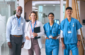 Smiling Medical Team Portrait
